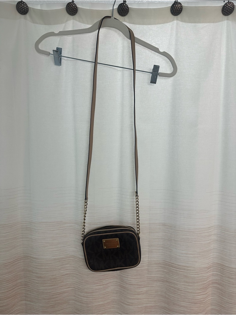 Michael Kors Brown Logo Crossbody
